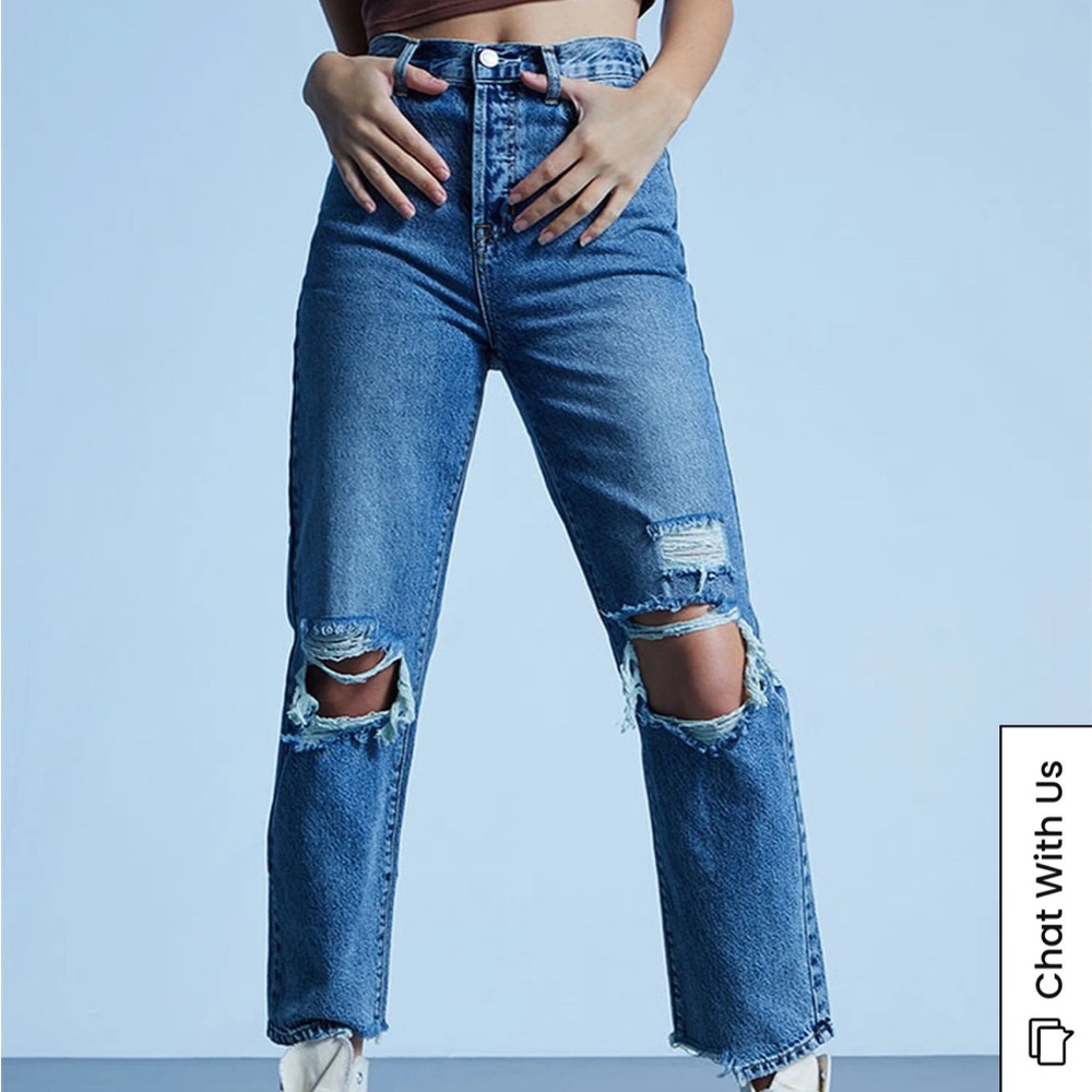 Pacsun High Waisted Straight Leg Jeans